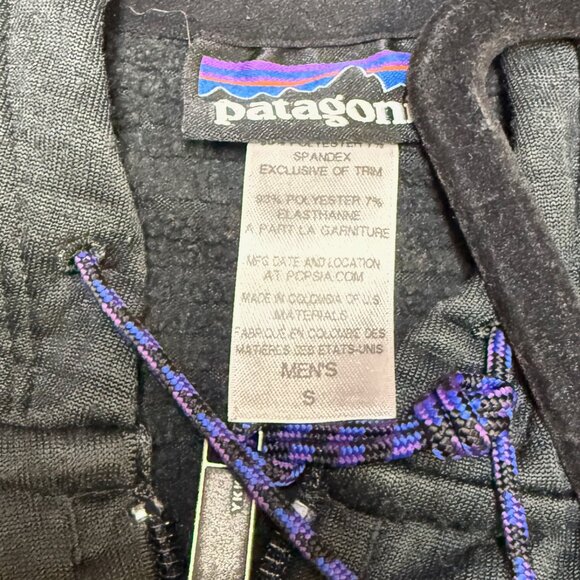 Patagonia Men’s Upslope Full-Zip Hoody Black Small Good Condition - Picture 4 of 8
